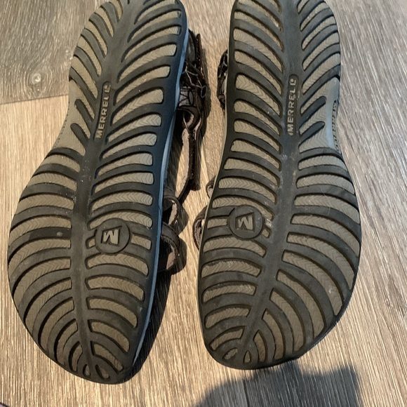 Merrell black sandals size 8 - Picture 4 of 4